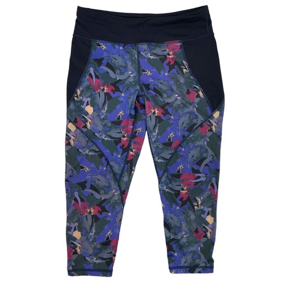 Patagonia Women's Centered‎ Cropped Tights Size Large - Picture 1 of 7